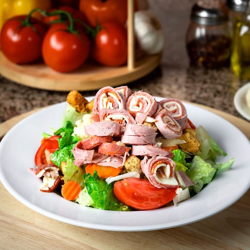 Fresh salad at Luigi's Pizzeria in Port Orange